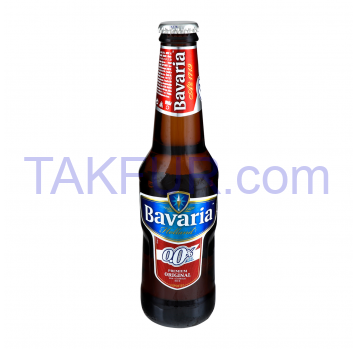 Пиво Bavaria Premium Original светлое фильтрованное 0% 0,33л - Фото