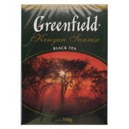 Чай Greenfield Kenyan Sunrise черный кенийский листовой 100г - Фото