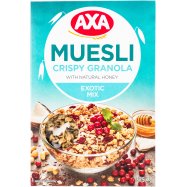 Завтраки сухие Axa Exotic Mix Мюсли мед льн клюк кокос 375г - Фото