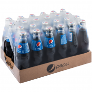 Напиток Pepsi безалкогольный сильногазированный 0,3л ст/бут - Фото