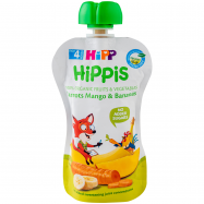 Пюре HiPP Hippis Морковь-манго-банан для детей 4 месяц 100г - Фото