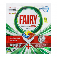 FAIRY ТАБ Д/ПММ PLATINUM+  ЛИМОН 50 ШТ - Фото