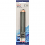 SIGMA НАБ.ОЛІВЦІВ З ГУМКОЮ 4 ШТ. - Фото