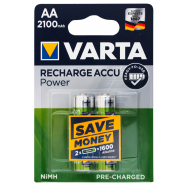 Аккумулятор Varta AA NiMH 1.2V 2100mAh 2шт/уп - Фото
