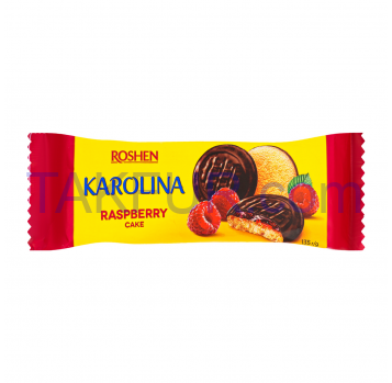 Печенье Roshen Karolina Raspberry с желейной начинкой 135г - Фото