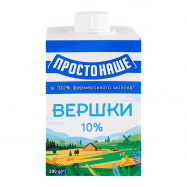 Сливки Простонаше стерилизованные 10% 200г - Фото