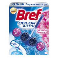 Средство для унитаза Bref Color Aktiv Цветочная свежесть 50г - Фото