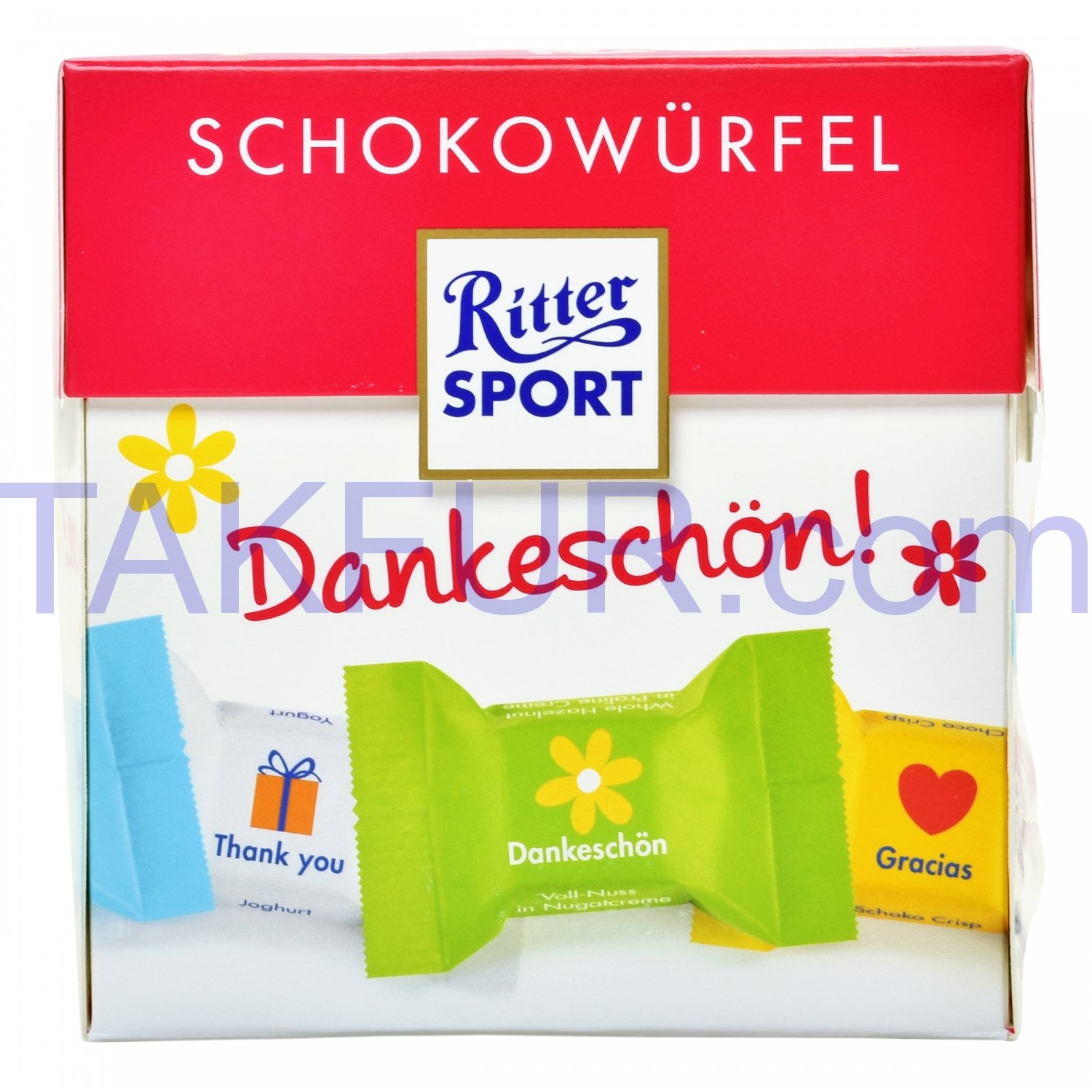 Конфеты Ritter Sport Schokowürfel Dankeschön! шоколадн 176г купить ...
