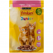 Корм влажный Friskies Junior д/кот с курицей в подливке 85г - Фото