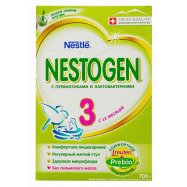 Смесь Nestogen 3 сухая молочная д/детей 12мес 700г - Фото