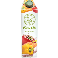 Сок Наш Сік Овощи с мякотью 0,95л - Фото
