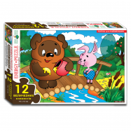 ПАЗЛИ 12 ЕЛ В АСОРТ : ВІННІ-ПУХ - Фото