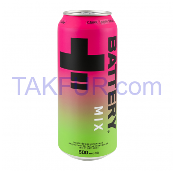 Напиток энергетический Battery Mix б/а с/газ 0.5л - Фото