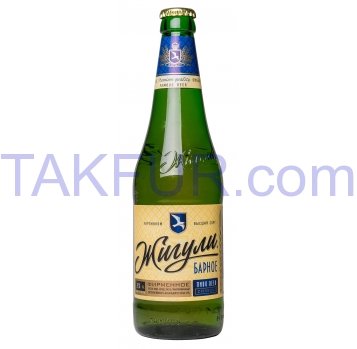 Пиво Жигули Фирменное барное светлое фильтрованное 5% 0,5л - Фото