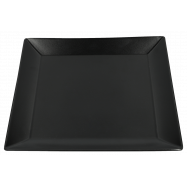 Тарелка Ipec черная квадратная 18х18см 1шт - Фото