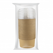 САЛАТНИЦІ КРАФТ+КРИШКА 1Л 20ШТ - Фото