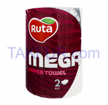 Полотенце Ruta Mega бумажное 2-слойное 1шт - Фото