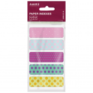 Закладка бумажная Dots, 5х12х50 мм, 100 шт, прям. - Фото