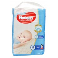 Подгузники Huggies Ultra Comfort 3 для мальчиков 5-9кг 80шт - Фото