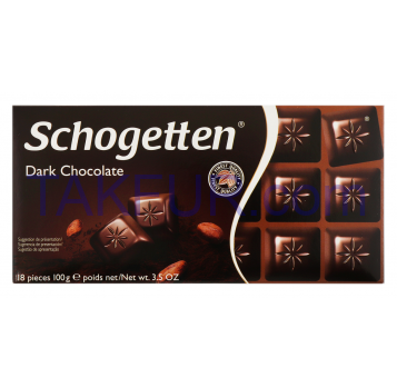 Шоколад Schogetten темный 100г - Фото