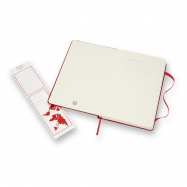 Записная книга Moleskine Classic средняя в клетку Красная - Фото