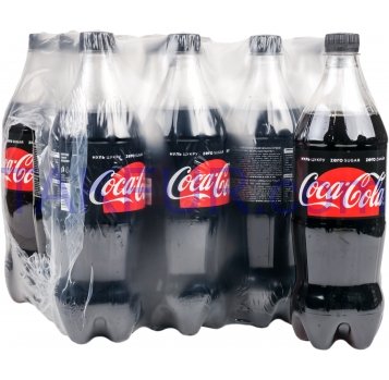 Напиток Coca-Cola Zero безалкогольный сильногазированный 1л - Фото