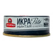 Икра минтая Pâté Люкс деликатесная пастеризованная 90г - Фото