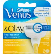 Кассеты для бритья Gillette Venus & Olay сменные 2шт - Фото