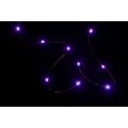 ГІРЛЯНДА ДРІТ 10LED ТЕПЛА БАТАРЕЙКА - Фото