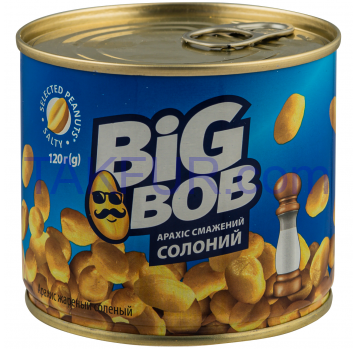 Арахис Big Bob жареный соленый 120г - Фото
