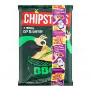 CHIPSTER`S ЧІПСИ ХВИЛЯСТІ 120Г : СИР І ЦИБ - Фото