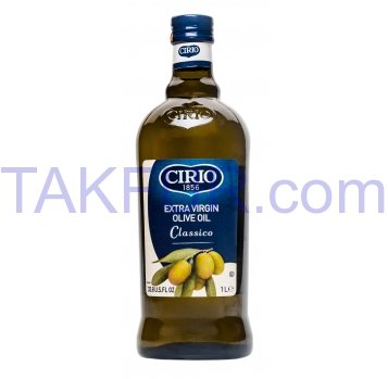 Масло Cirio Extra Virgin оливковое нерафинированное 1л - Фото