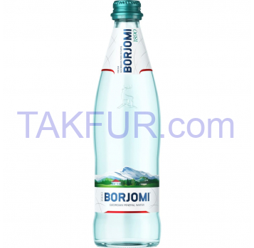 Вода минеральная Borjomi сильногазиров лечебно-столовая 0,5л - Фото
