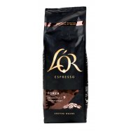 Кофе L`OR Espresso Forza натуральный жареный в зернах 500г - Фото