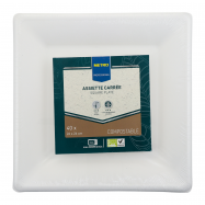 Тарелка Metro professional №411325 одноразов 26*26см 40шт/уп - Фото