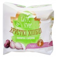 Хлебцы Tasty Style Пшеничные с луком хрустящие 60г