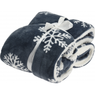 ПЛЕД ФЛІСОВИЙ НГ 150Х130СМ : СИНІЙ - Фото