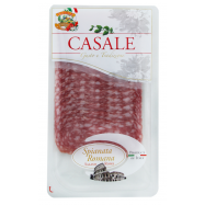 Колбаса Casale Салями Римская сыровяленая, нарезанная 80г - Фото