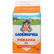 Ряженка Слов`яночка 4% 450г - Фото