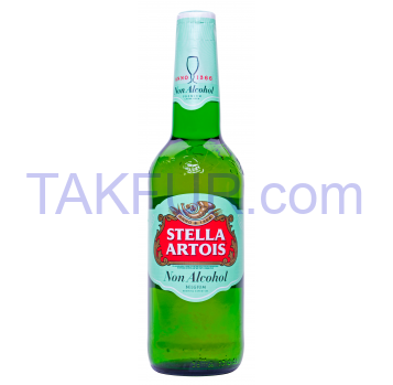 Пиво Stella Artois безалкогольное светлое 0,5% 0,5л - Фото