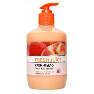 Крем-мыло Fresh Juice Персик и магнолия с дозатором 460мл - Фото