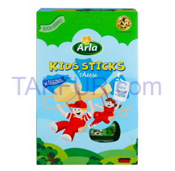 Палочки сырные Arla Kids Sticks 45% 108г - Фото