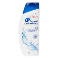 Шампунь+Бал опол Head & Shoulders 2в1 Осн Ух пр перх 600мл - Фото