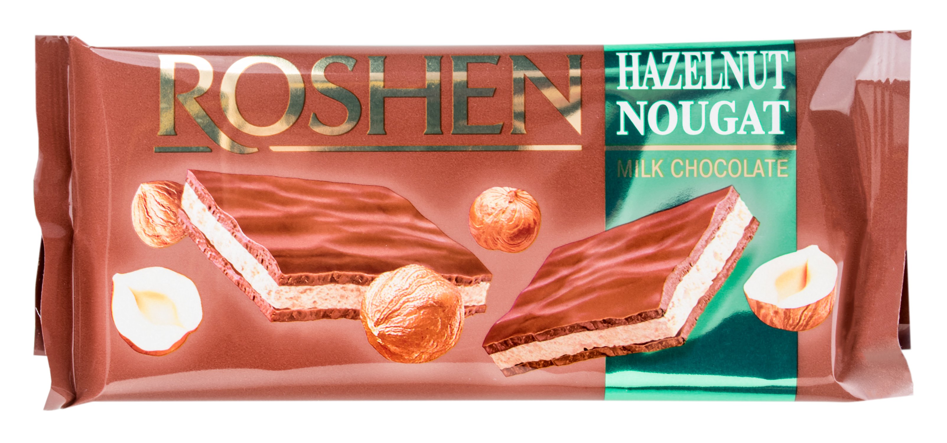 Шоколад Roshen с ореховой нугой молочный 90г купить онлайн с доставкой ...