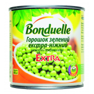 Горошек Bonduelle зеленый экстра-нежный консервирован 400г - Фото