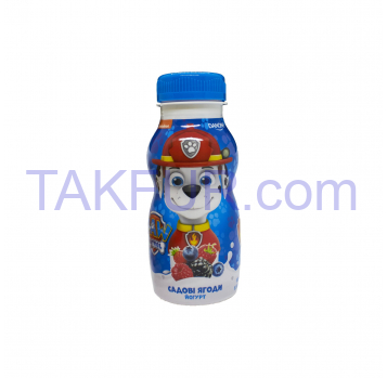 Йогурт 1.5% питьевой Садовые ягоды Paw Patrol Danone пбут 185г - Фото