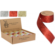 NY ДЕКОР.СТРІЧКА ГЛІТ.3.8X270СM - Фото