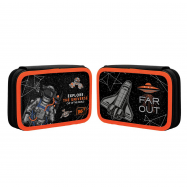 Пенал YES твердый двойной HP-01 Gamer черный - Фото