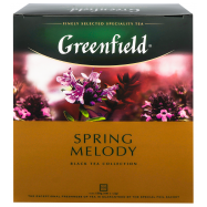 Чай Greenfield Spring Melody черный 100*1.5г/уп - Фото