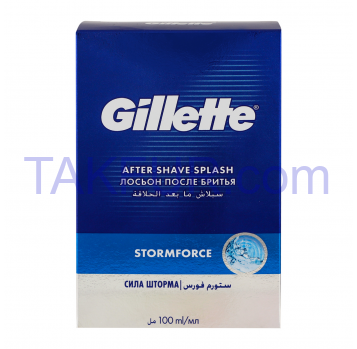 Лосьон после бритья Gillette Stormforce 100мл - Фото